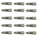 WERA WER347524 15 PIECE IMPAKTOR SCREWDRIVER BITBOX PZ2X25MM