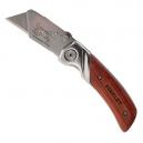 STANLEY STA010073 WOODEN HANDLED FOLDING POCKET CRAFT KNIFE