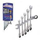 FAITHFULL FAISPARAT6S 6 PIECE FLEXI HEAD RATCHET SPANNER SET