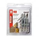 TREND SNAPDBGSET SNAPPY CENTRING GUIDE DRILL BIT SET PACK OF 3
