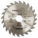 TREND CSB21524 CRAFT SAW BLADE 215MM X 24T X 30MM