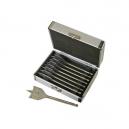 FAITHFULL FAIFBSET8 8 PIECE FLAT BIT SET IN STORAGE CASE