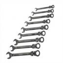 FAITHFULL FAISPARAT9S 9 PIECE RATCHET COMBINATION SPANNER SET