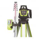 IMEX 66R LASER LEVEL KIT INCLUDES 5M METRE STAFF and FLAT TOP TRIPOD