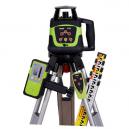 IMEX 77R HORIZONTAL ROTATING LASER LEVEL KIT WITH 5M STAFF and FLAT TOP TRIPOD