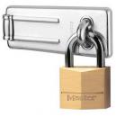 MASTER LOCK 89MM HASP 40MM SOLID BRASS PADLOCK