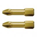 WERA WER073370 POZI SCREWDRIVER BITS PZ1X25MM PACK OF 2
