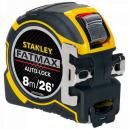 STANLEY STA033504 FATMAX AUTO LOCK TAPE MEASURE 8M26FT WITH DETACHABLE HOOK