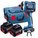 BOSCH GSR18VEC FC2 DRILL DRIVER GFA CHUCK WITH 2X 40AH LIION BATTERIES
