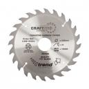 TREND CSB16524 MEDIUM FINISH TCT CIRCULAR SAW BLADE 24TX30X165MM