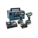 MAKITA DLX2131JX1 18V COMBI and IMPACT DRIVER TWIN PACK WITH 3X 30AH LIION BATTERIES
