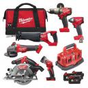 MILWAUKEE M18FPP6B503B 18V BRUSHLESS FUEL 6 PIECE KIT WITH 3X 50AH LIION BATTERIES