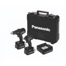 PANASONIC EYC217LJ2G31 18V COMBI DRILL and IMPACT DRIVER KIT WITH 2X 50AH LIION BATTERIES