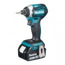 MAKITA DTD154RFJ 18V BRUSHLESS IMPACT DRIVER WITH 2X 30AH LIION BATTERIES SUPPLIED IN A MAKPAC CASE