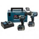 MAKITA DLX2176FJ 18V BRUSHLESS TWIN PACK WITH 2X 30AH LIION BATTERIES