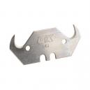 OX PRO HEAVY DUTY HOOKED KNIFE BLADE AND DISPENSER PACK OF 100