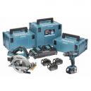 MAKITA DLX2140PMJ 18V TWIN PACK WITH 4X 40AH LIION BATTERIES
