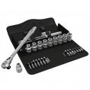 WERA 8100 SC 8 ZYKLOP METAL SWITCH 12IN SLIM RATCHET and SOCKET SET METRIC 28PC