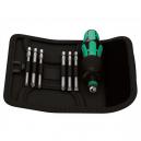 WERA KRAFTFORM KOMPAKT 40 SCREWDRIVER and BIT SET 7PC