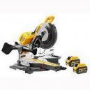 DEWALT DHS780T2 54V XR FLEXVOLT 305MM MITRE SAW WITH 2X 60AH LIION BATTERIES