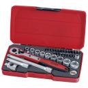 TENG TENT3834 34 PIECE SOCKET AND BIT 38 INCH SQUARE DRIVE SET