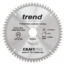 TREND CSBAP21664 CRAFT SAW BLADE ALUMINIUM AND PLASTIC 216MM X 64T X 30MM