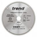 TREND CSBAP25084 CRAFT SAW BLADE ALUMINIUM AND PLASTIC 250MM X 84 TEETH X 30MM