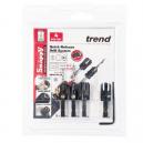 TREND SNAPPCA SNAPPY 4 PIECE COUNTERSINK and PLUG CUTTER SET