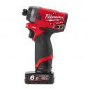 MILWAUKEE M12FID602X M12 FUEL IMPACT DRIVER WITH 2 x 60AH BATTERIES