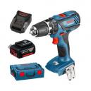BOSCH GSB182LI PLUS 18V COMBI DRILL LIGHTSERIES WITH 1X 30AH LIION BATTERY SUPPLIED IN LBOXX