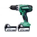 HITACHI DV18DGALJJ 18V COMBI HAMMER DRILL WITH 2X 50AH LIION BATTERIES