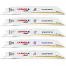 LENOX 21070818GR PACK OF 5 GOLD METAL CUTTING RECIPROCATING SAW BLADES 19X203MM 18TPIX