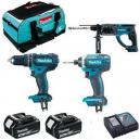 MAKITA DHP482DHR202DTD152 18V TRIPLE KIT WITH 2X 30AH LIION BATTERIES CHARGER and BAG