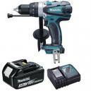 MAKITA DHP458R1 18V COMBI HAMMER DRILL WITH 1X 30AH LIION BATTERY and CHARGER SUPPLIED IN CARTON