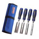 FAITHFULL XMS18SGCHIS4 4 PIECE SOFT GRIP CHISEL SET