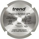 TREND PCDFSB1654 PCD FIBRE CEMENT SAW BLADE 4TX20X165MM