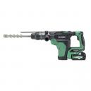 HIKOKI DH36DMAJGZ 36V MV SDSMAX ROTARY HAMMER DRILL 85J WITH 2X MV 4080AH LIION BATTERIES