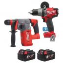 MILWAUKEE M18ONEPP2N502B 18V TWIN PACK WITH 2X 50AH LIION BATTERIES