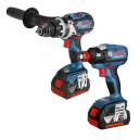 BOSCH GSB18V85 and GDX18VEC 18V BRUSHLESS TWIN PACK WITH 2X 50AH LIION BATTERIES
