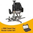 TREND T11ELK 12IN ROUTER 110V SUPPLIED IN STORAGE CASE