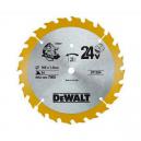 DEWALT DT1204QZ CORDLESS TRIM SAW BLADE 165MM X 10MM X 24T