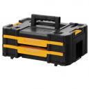 DEWALT DWST170706 TSTAK 4 2 DRAWER STORAGE CASE