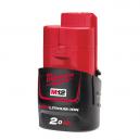 MILWAUKEE M12B2 12V 20AH RED LIION BATTERY PACK