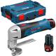 Bosch GSC 108 VLI 108v Cordless Metal Shears with L Boxx and 2 Lithium Ion Batteries 2ah