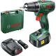 Bosch POWER4ALL PSR 1800 LI2 18v Cordless 2 Speed Drill Driver with 1 Lithium Ion Battery 15ah