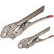 Hanson 2 Piece Automatic Locking Curved Jaw Pliers Set 150mm and 250mm