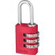 Abus 20mm 145 Series 3 Digit Combination Aluminium Padlock Red