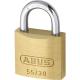 Abus 30mm 55 Series Basic Brass Padlock Keyed Alike To Suite 5301
