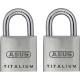 Abus 20mm 64ti Series Titalium Padlock Pack of 2