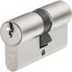 ABUS E60NP Nickel Plated Euro Double Cylinder Lock 30 x 40mm